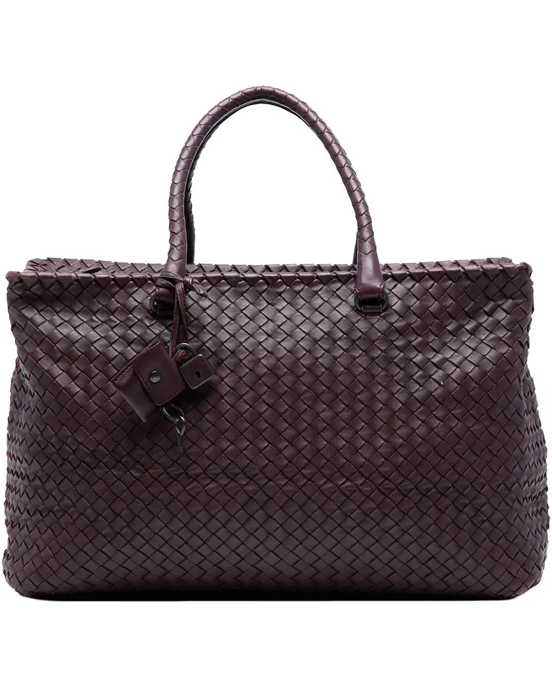 Bottega Veneta Shopper Large Nappa Intrecciato Brick Tote rot Rot