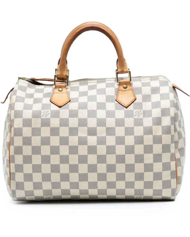 Louis Vuitton Crossbody Bags Damier Azur Speedy 30 weiß Weiß