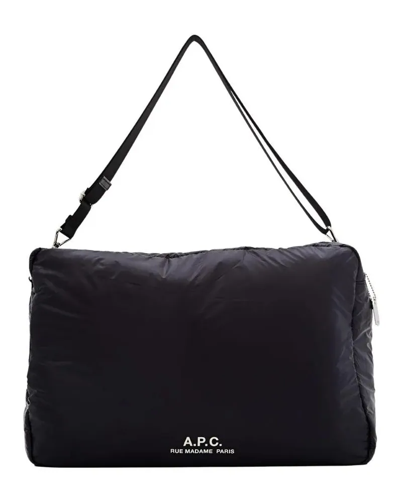 A.P.C. Shopper Bomber Bag Schwarz