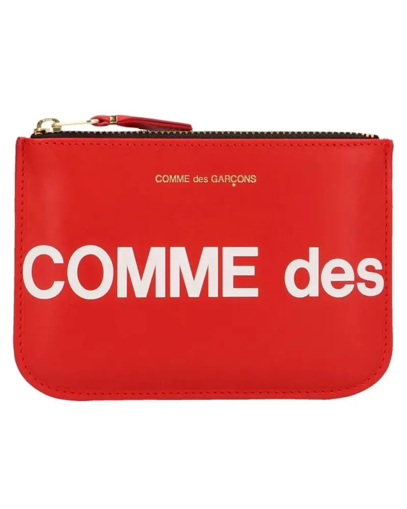 Comme des Garçons Portemonnaie 'Huge Logo' Purse rot Rot