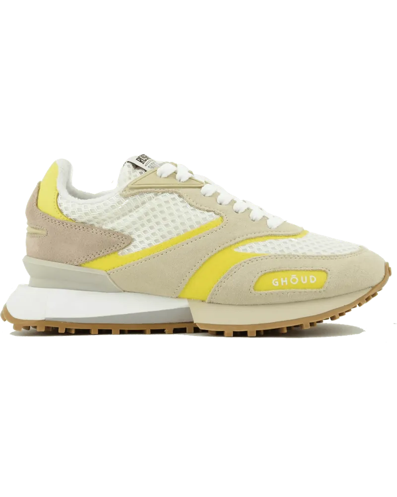 GHŌUD Low-Top Sneaker Rush Mesh Cream Yellow bunt Bunt