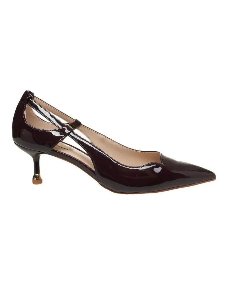 Liu Jo Hohe Schuhe Patent Leather Pumps With Ankle Strap schwarz Schwarz