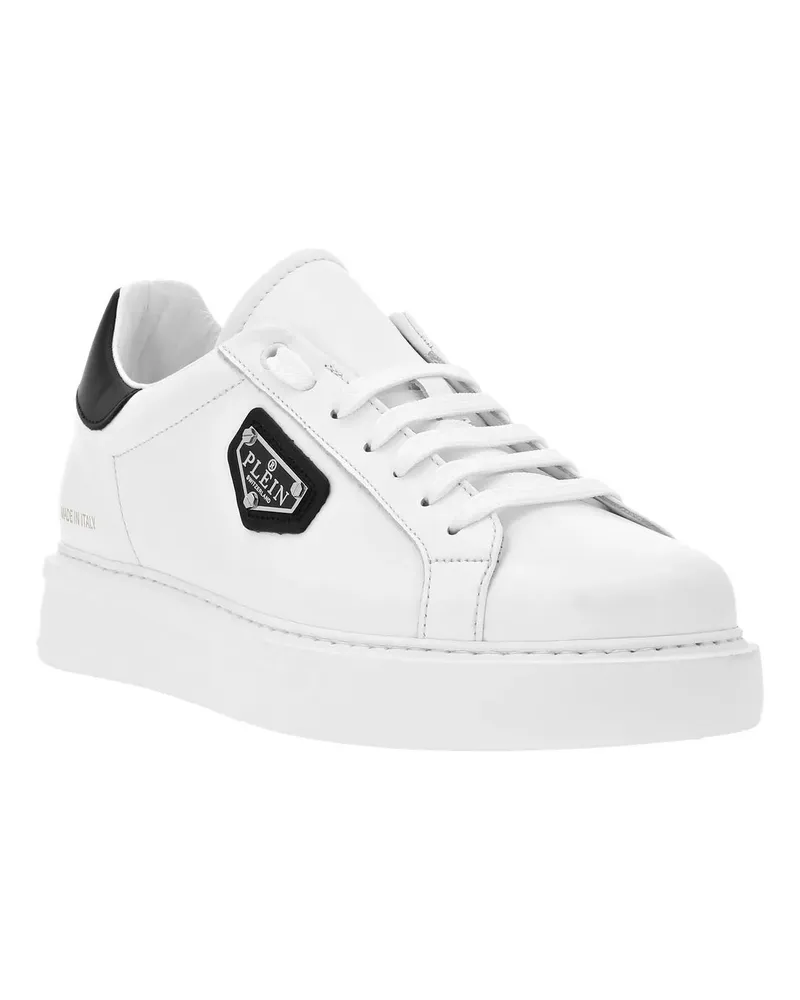 Philipp Plein Low-Top Sneaker Lo-Top-Turnschuhe Titan Plein weiß Weiß