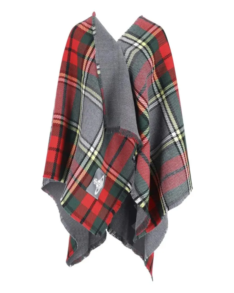 Vivienne Westwood Tücher & Schals Rectangular Scarf In Vibrant Red bunt Bunt