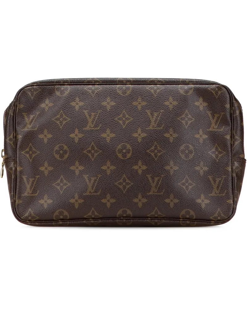 Louis Vuitton Clutches Monogram Trousse Toilette 28 braun Braun