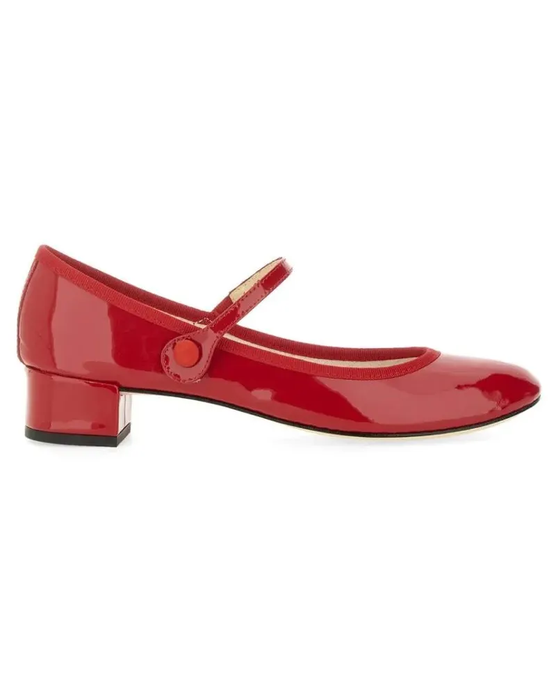 Repetto Hohe Schuhe Mary Jane "Rose" Pump rot Rot
