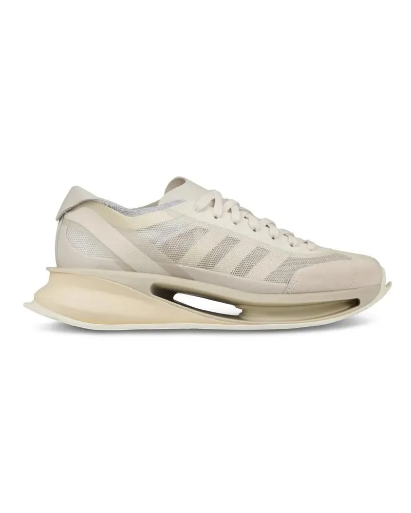 Y-3 Low-Top Sneaker Midsole Sneakers With Leather And Textile Composit beige Beige