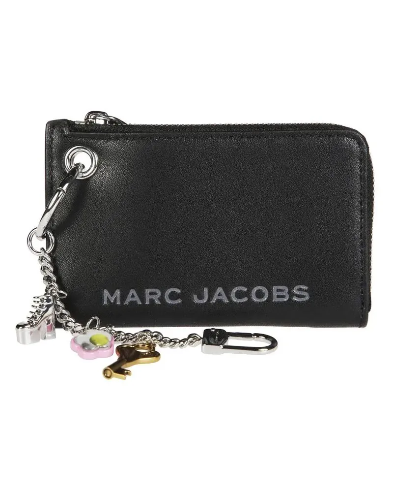 Marc Jacobs Portemonnaie The Coin Purse Charm schwarz Schwarz