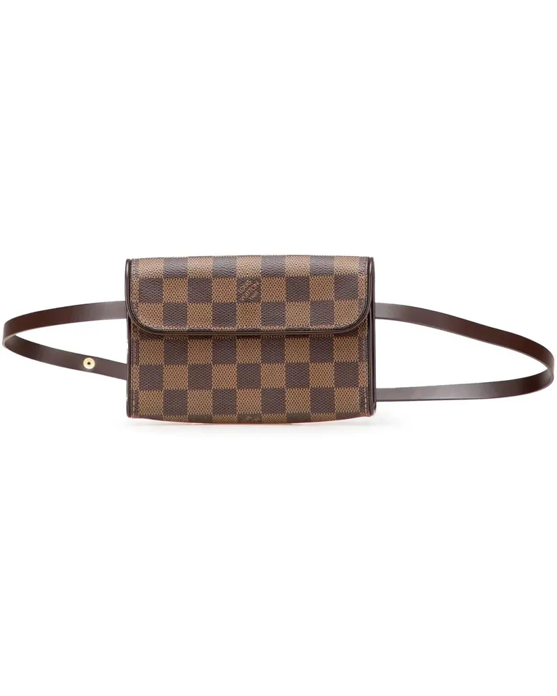 Louis Vuitton Bauchtaschen Damier Ebene Pochette Florentine braun Braun