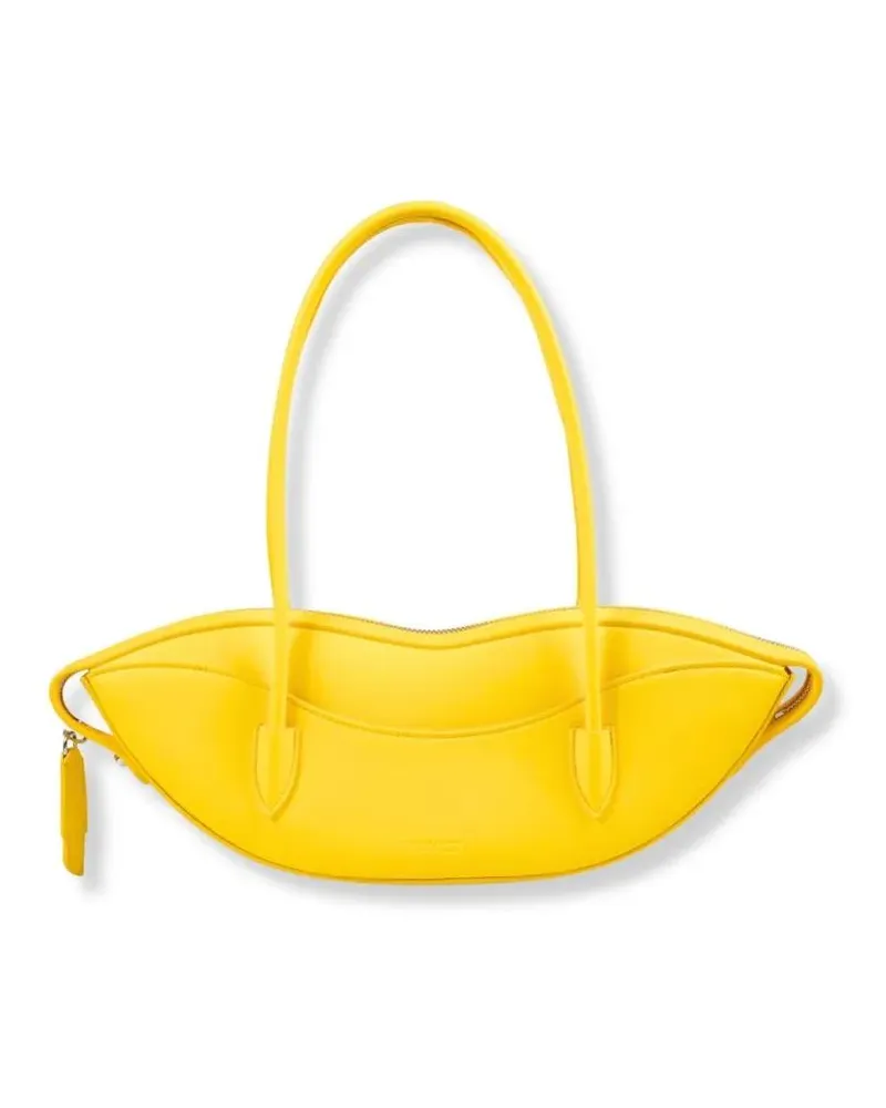 Fiorucci Hobo Bags Lips-Shaped Shoulder Bag With Bold Design goldfarben Gold