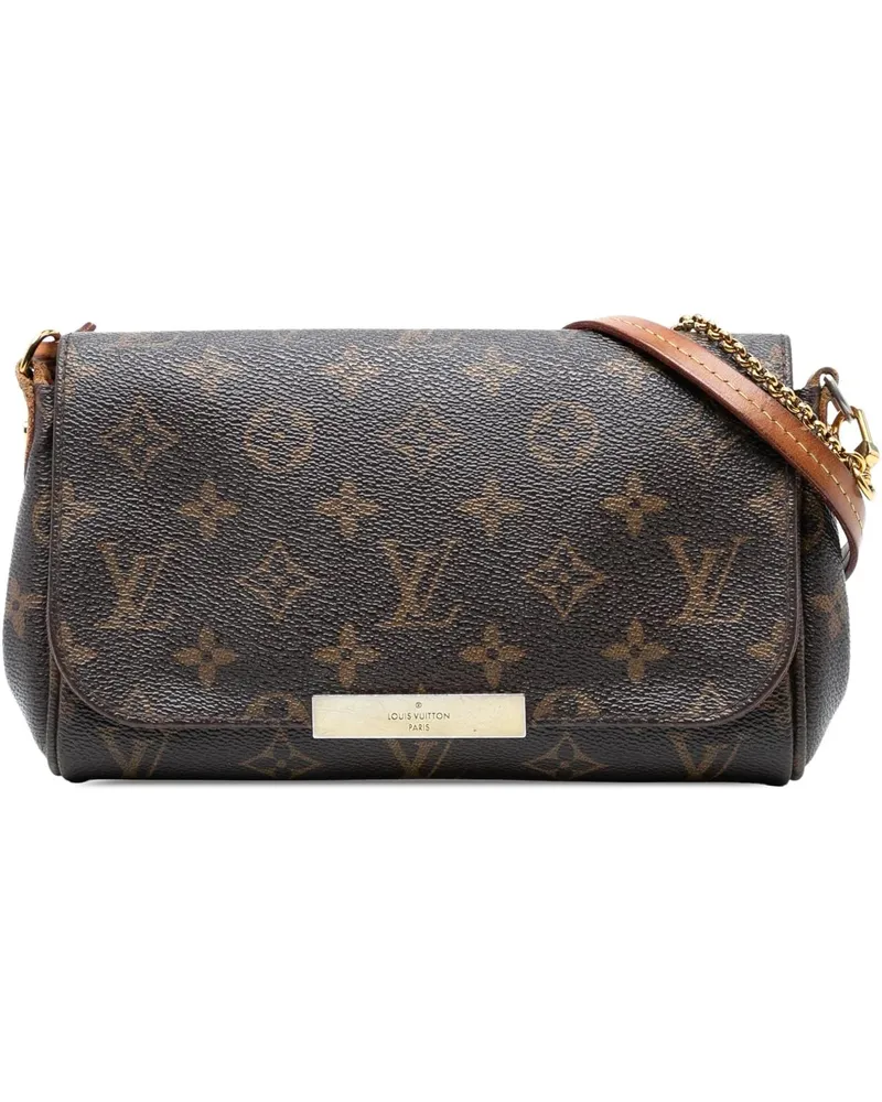 Louis Vuitton Hobo Bags Monogram Favorite PM braun Braun