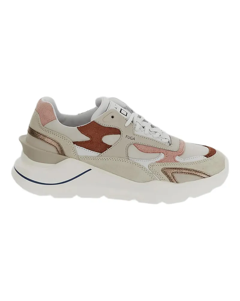 D.A.T.E. Sneaker . - W401FGNY - IV D.A.T.E. Sneakers Bianco creme Creme