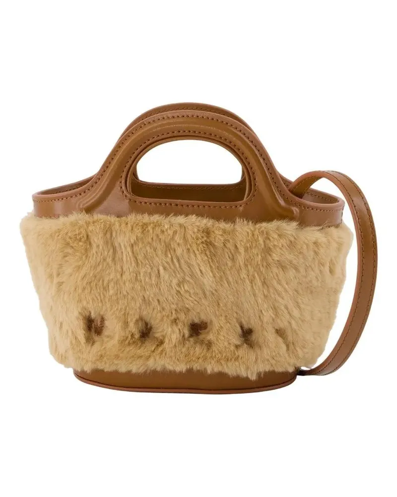 Marni Shopper & Totes Tropicalia Micro Purse - Synthetic - Beige beige Beige