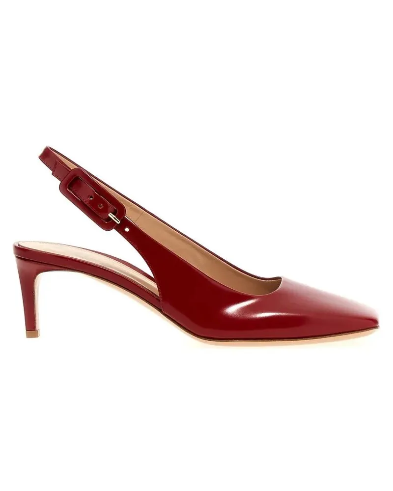 Gianvito Rossi Hohe Schuhe 'Ric' Slingbacks rot Rot