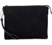 Hobo Bags Jumbo GG Canvas Clutch on Strap schwarz
