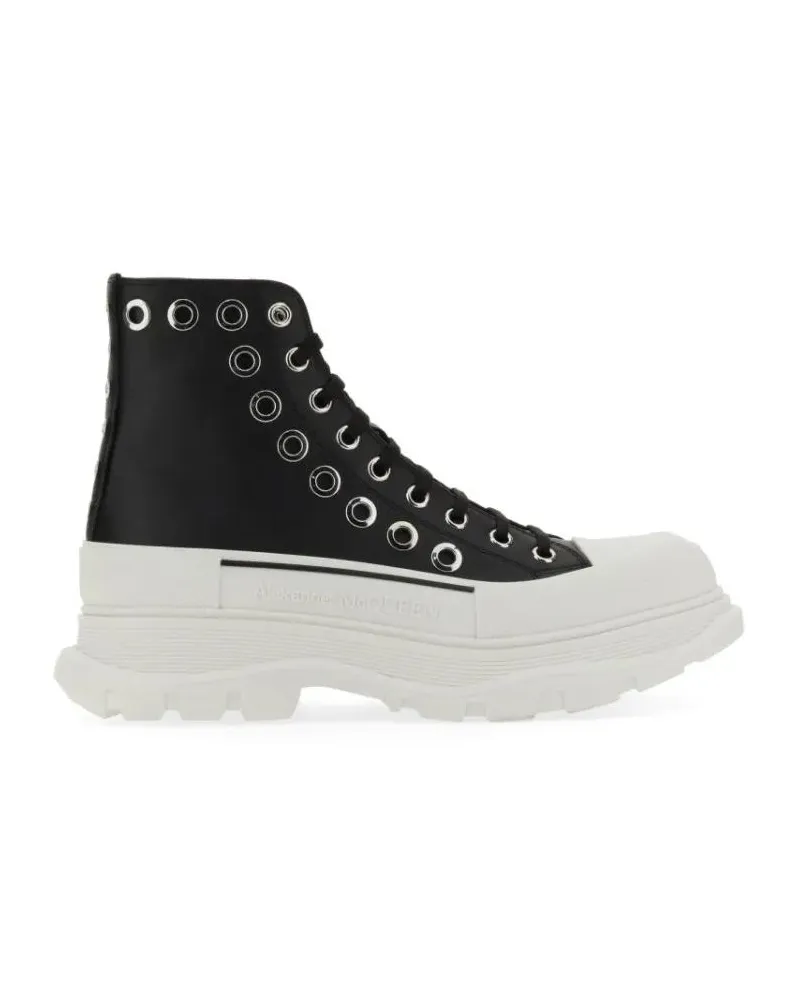Alexander McQueen Low-Top Sneaker Joey Sneaker With Eyelets schwarz Schwarz