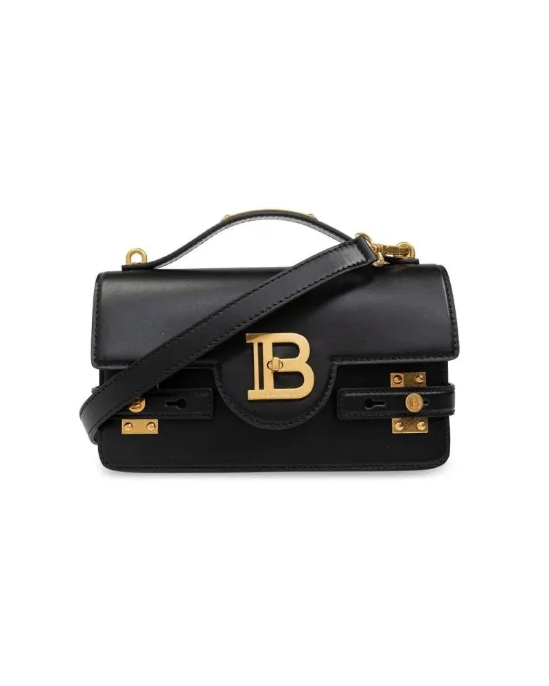 Balmain Hobo Bags Structured Black Shoulder Bag schwarz Schwarz