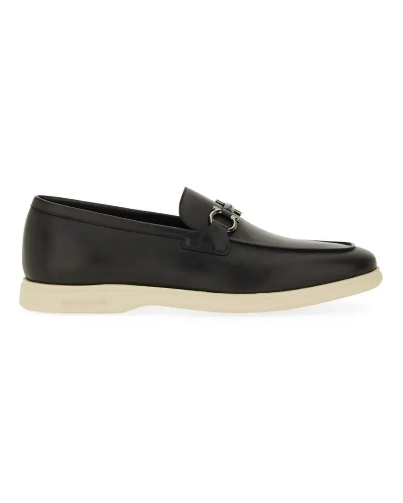 Ferragamo Loafer "Gancini" Moccasin schwarz Schwarz