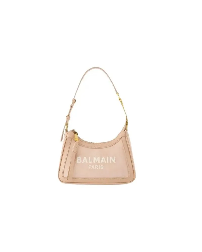Balmain Hobo Bags B-Army Shoulder Bag - Leather - Pink pink Rosa