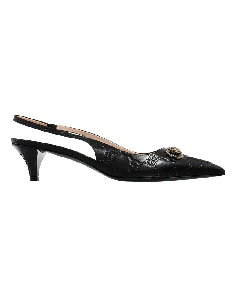 Gucci Low-Top Sneaker Sandal Slingback schwarz Schwarz