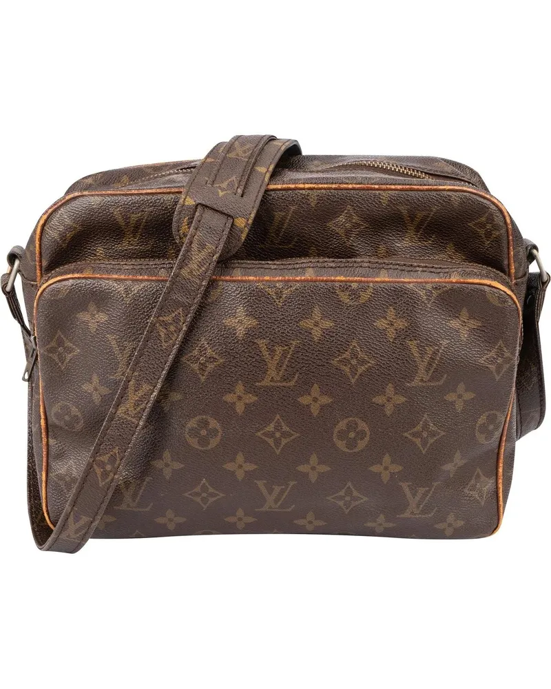 Louis Vuitton Crossbody Bags  Canvas Monogram Nile GM Shoulder Bag braun Braun