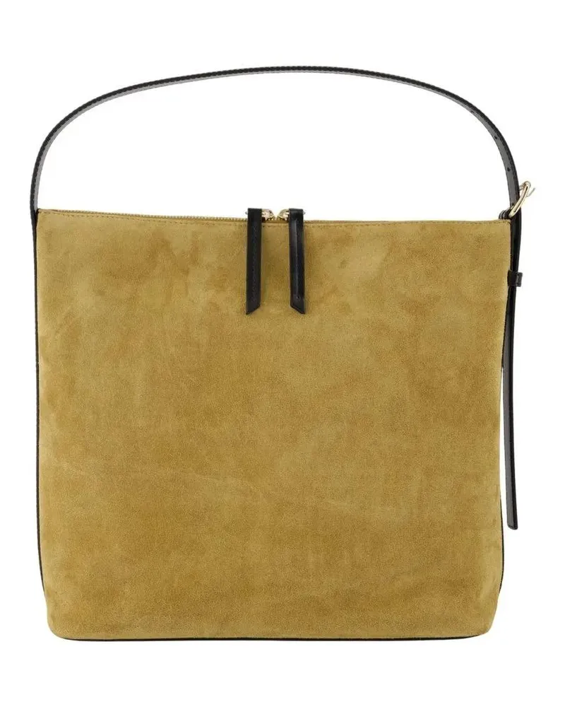 A.P.C. Hobo Bags Vera Shoulder Bag - Leather - Beige goldfarben Gold
