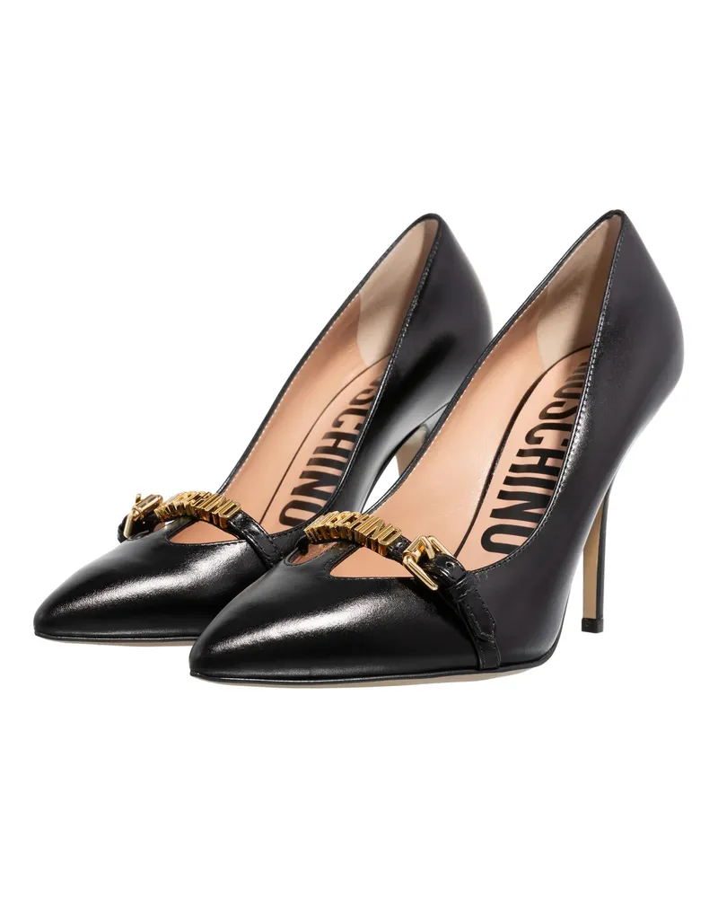 Moschino Pumps & High Heels Mini Lettering schwarz Schwarz