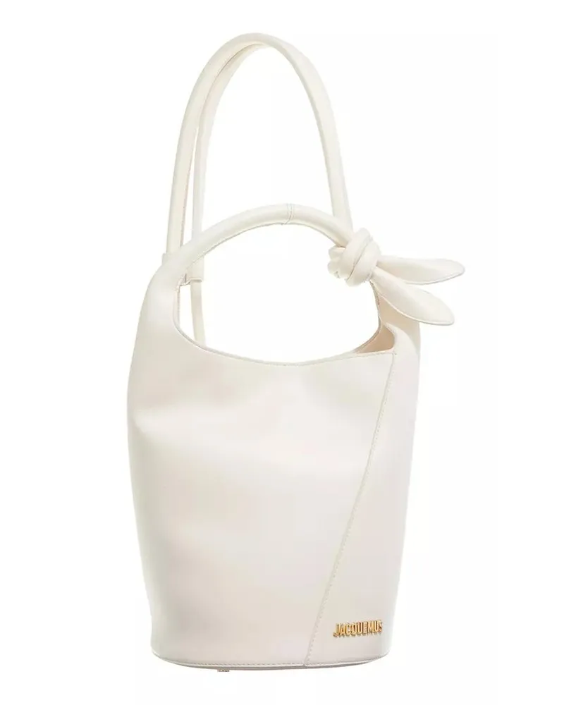 Jacquemus Beuteltasche Le Petit Tourni Creme