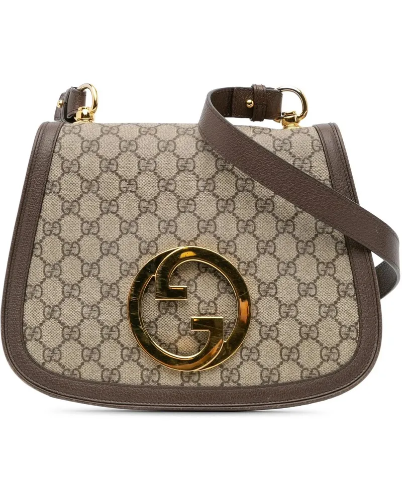 Gucci Hobo Bags 2016-2024 Medium GG Supreme Blondie Crossbody braun Braun