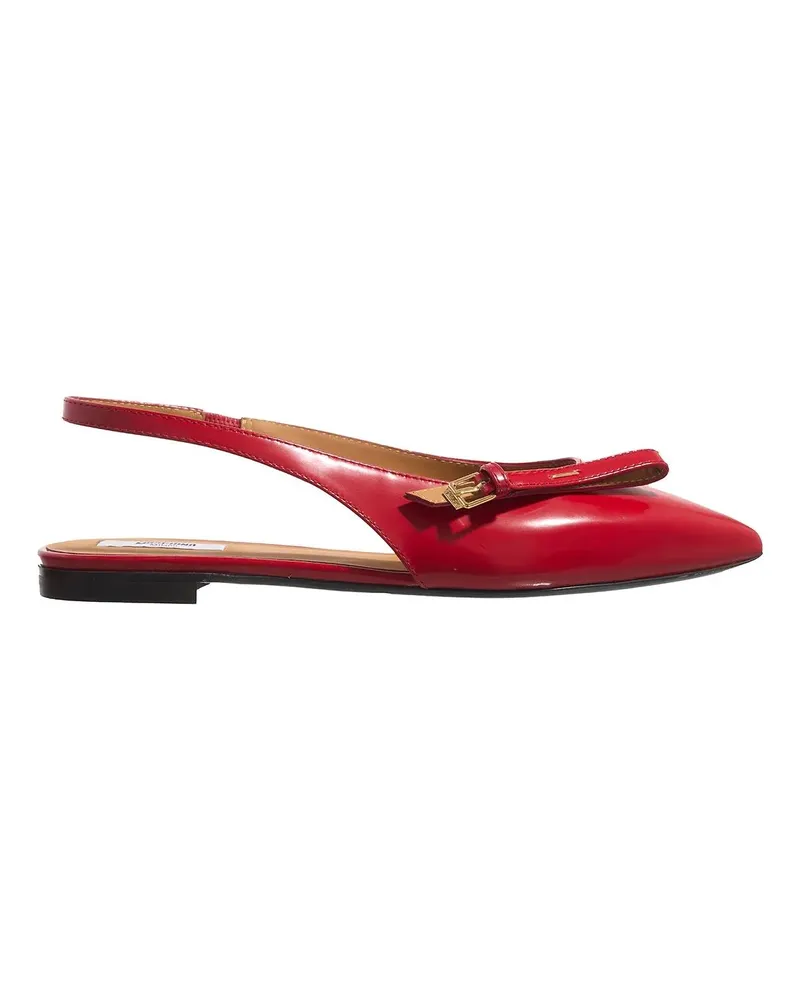 Moschino Hohe Schuhe Buckled Bow rot Rot