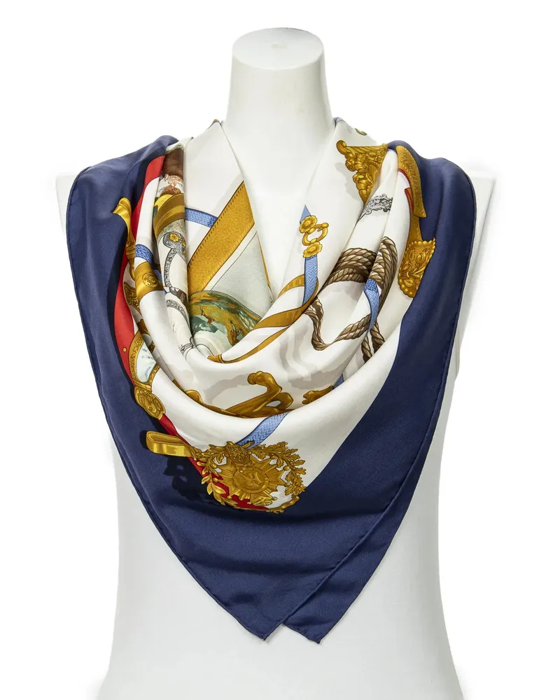 Hermès Crossbody Bags Scarf blau Blau