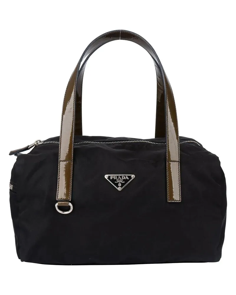 Prada Crossbody Bags  Black Nylon Triangle Handbag schwarz Schwarz