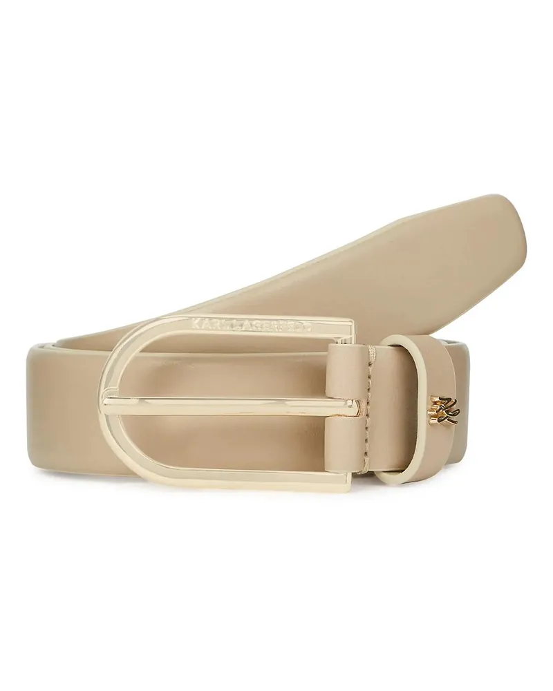 Karl Lagerfeld Gürtel K/AUTOGRAPH GÜRTEL MIT PIN beige Beige
