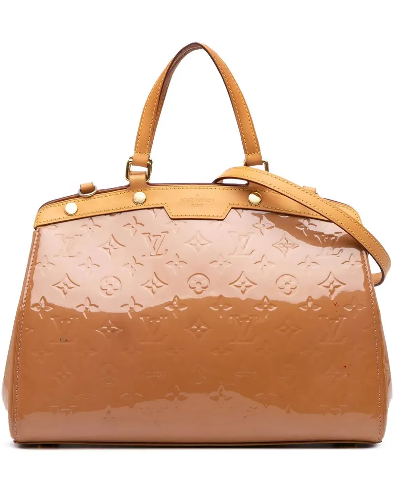 Louis Vuitton Hobo Bags Monogram Vernis Brea MM braun Braun