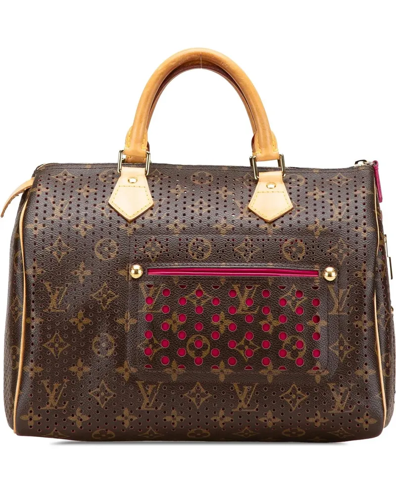 Louis Vuitton Crossbody Bags Monogram Perforated Speedy 30 braun Braun