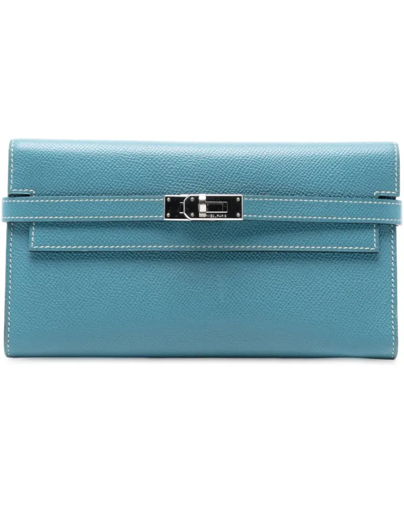 Hermès Hobo Bags Epsom Kelly To Go Wallet blau Blau