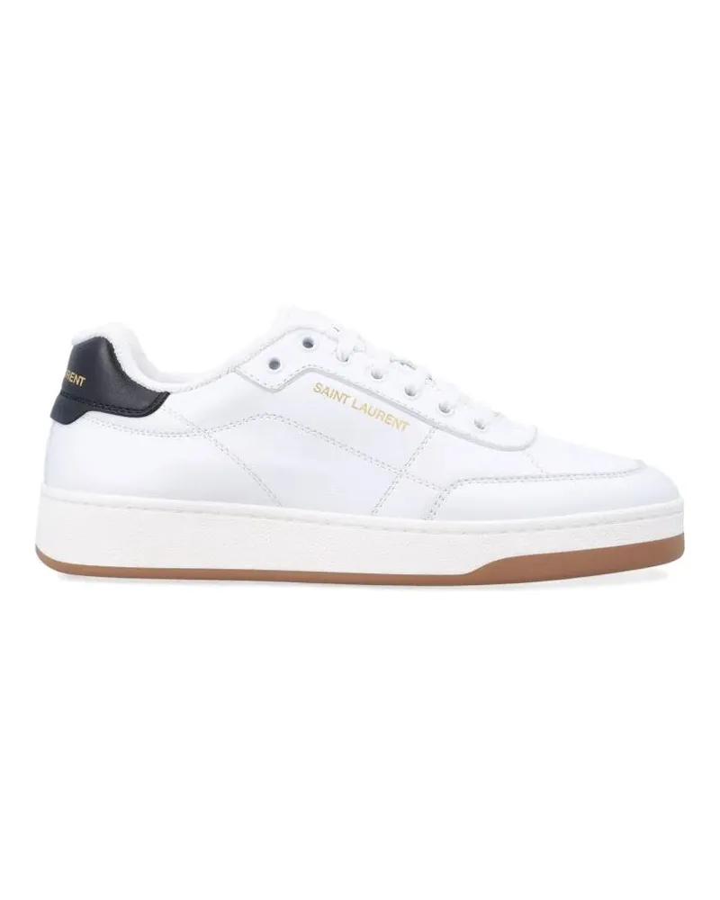 Saint Laurent Low-Top Sneaker White And Black Sl/61 Sneakers weiß Weiß