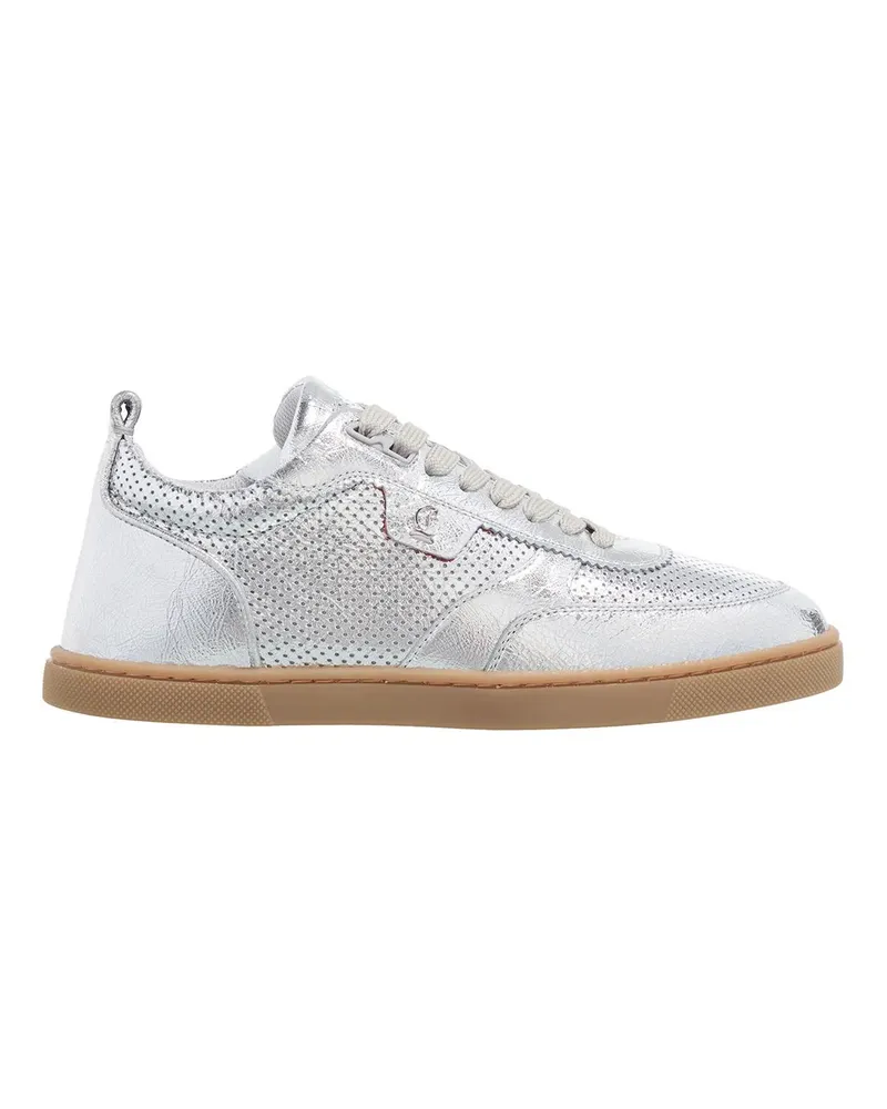 Christian Louboutin Low-Top Sneaker Tutti Rui silberfarben Silber
