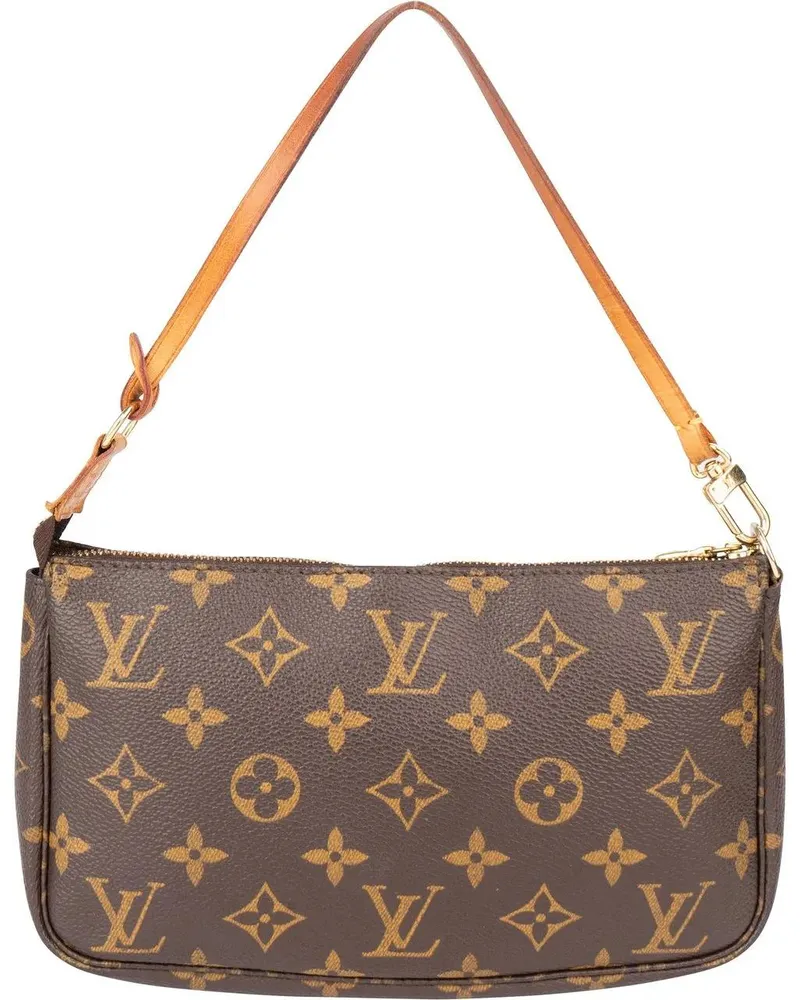 Louis Vuitton Crossbody Bags  Canvas Monogram Pochette Accessoire braun Braun