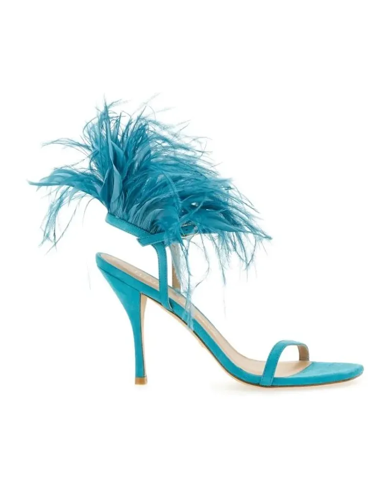 Stuart Weitzman Sandalen Sandal Plume 100 blau Blau