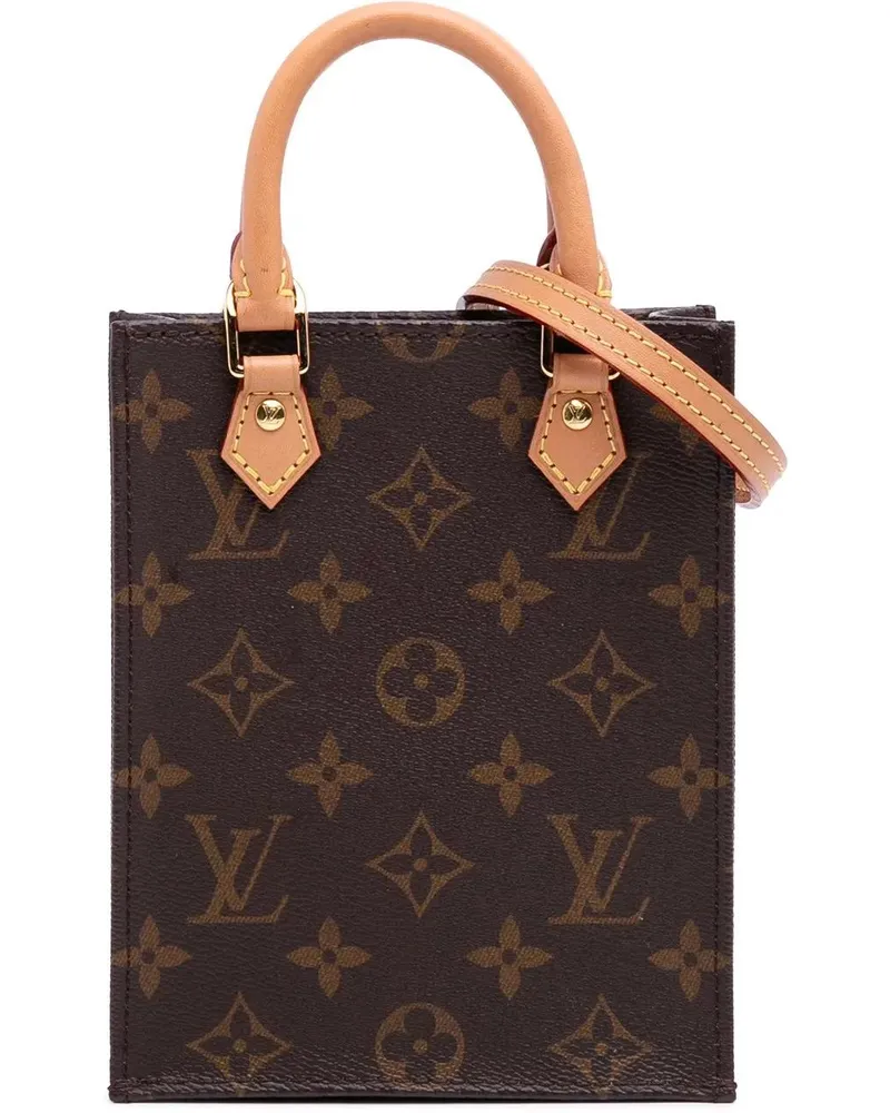 Louis Vuitton Hobo Bags Monogram Petit Sac Plat braun Braun