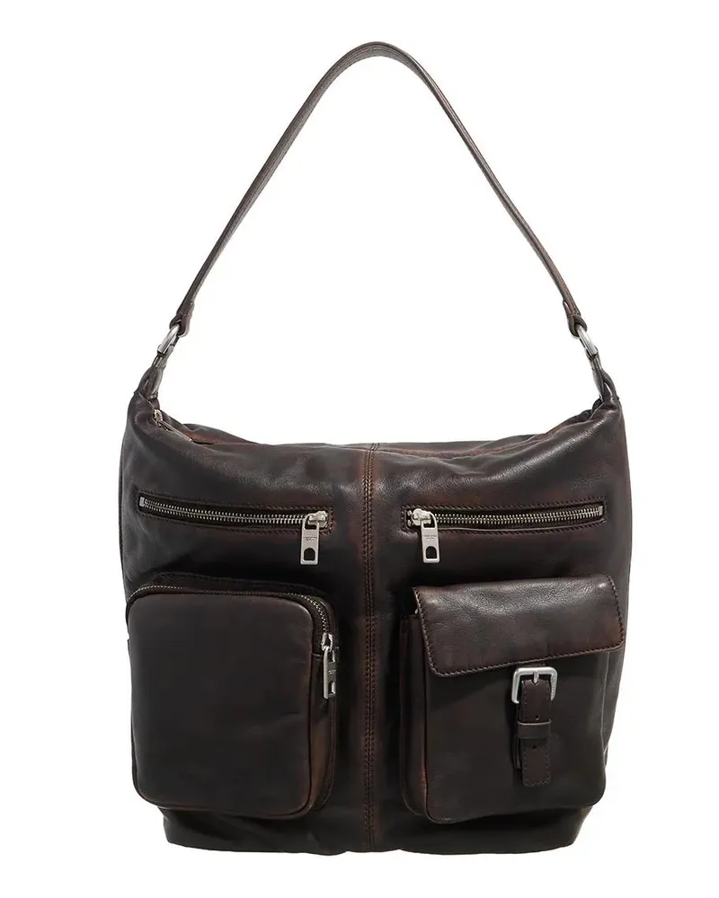Liebeskind Hobo Bags Andrea Lamb Snowcem braun Braun