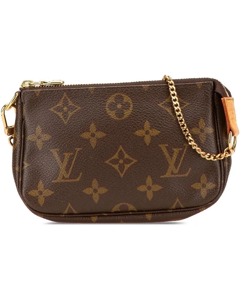 Louis Vuitton Crossbody Bags 2004 Monogram Mini Pochette Accessoires braun Braun