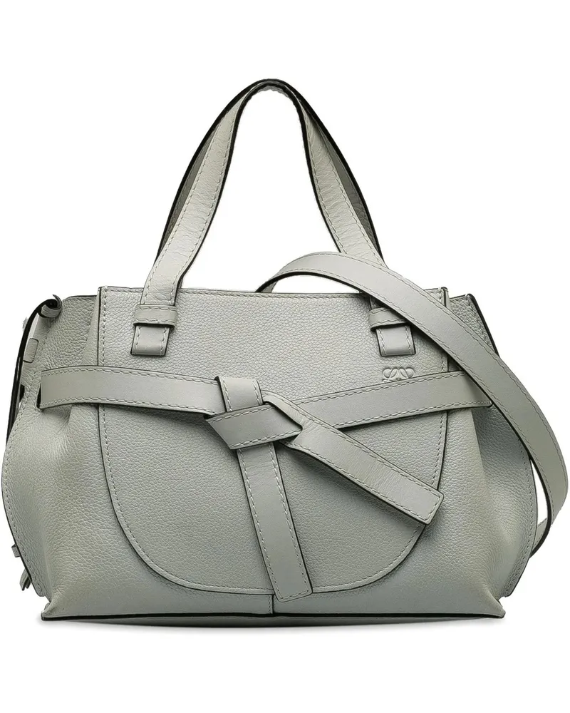 Loewe Hobo Bags 2019 Mini Gate Top Handle Satchel grau Grau