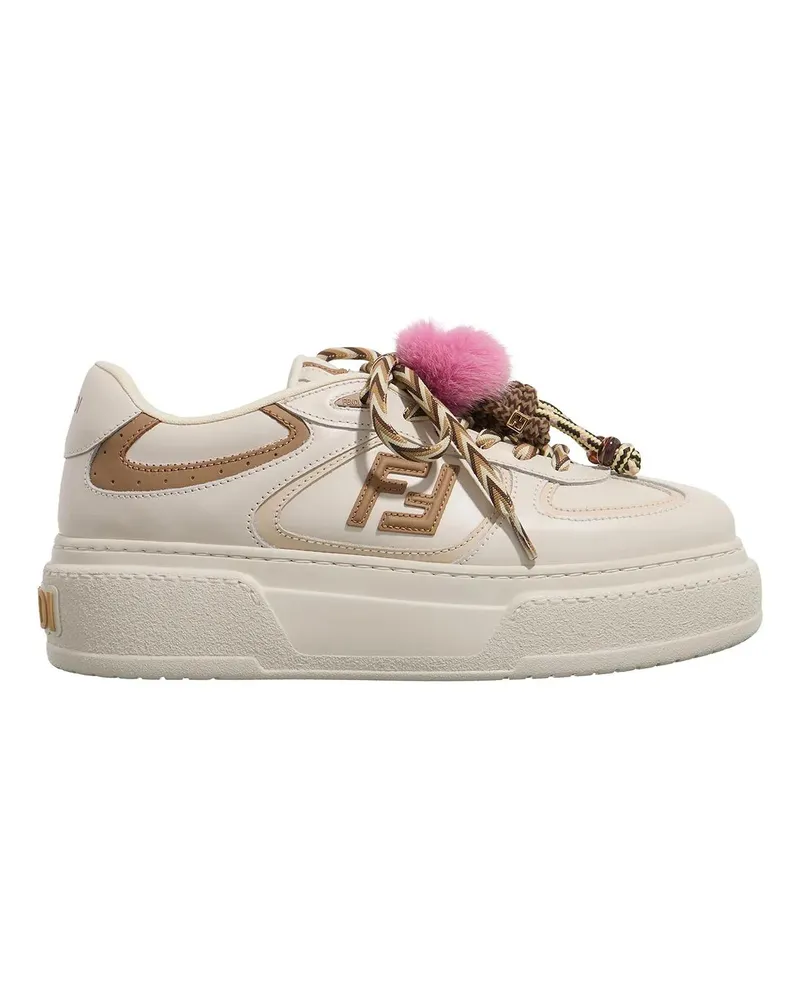 Fendi Low-Top Sneaker Match Platform Sneakers creme Creme