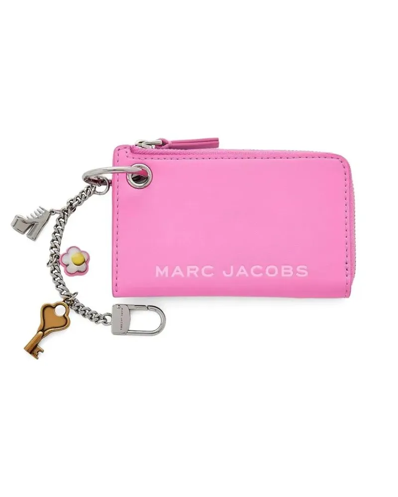 Marc Jacobs Portemonnaie Zippered Wallet With Pendant pink Rosa