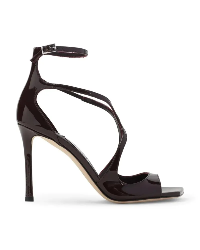 Jimmy Choo Sandalen Azia95 Sandals With Squared Open Toe And Ankle Str schwarz Schwarz