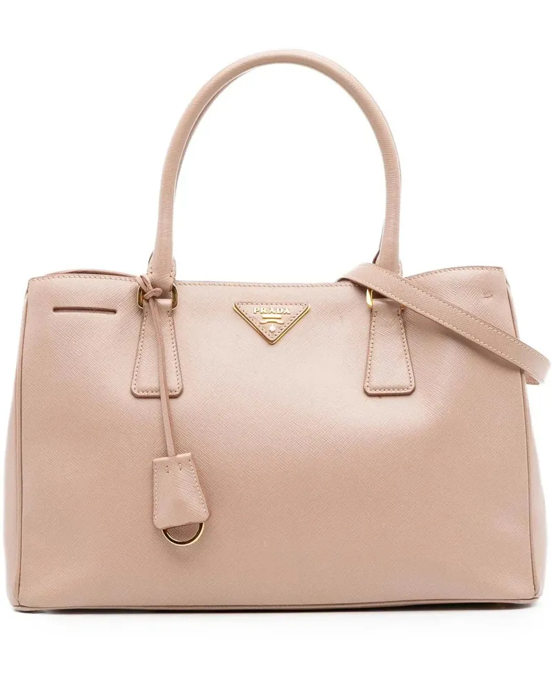 Prada Hobo Bags Small Saffiano Lux Galleria Satchel rosa Gold