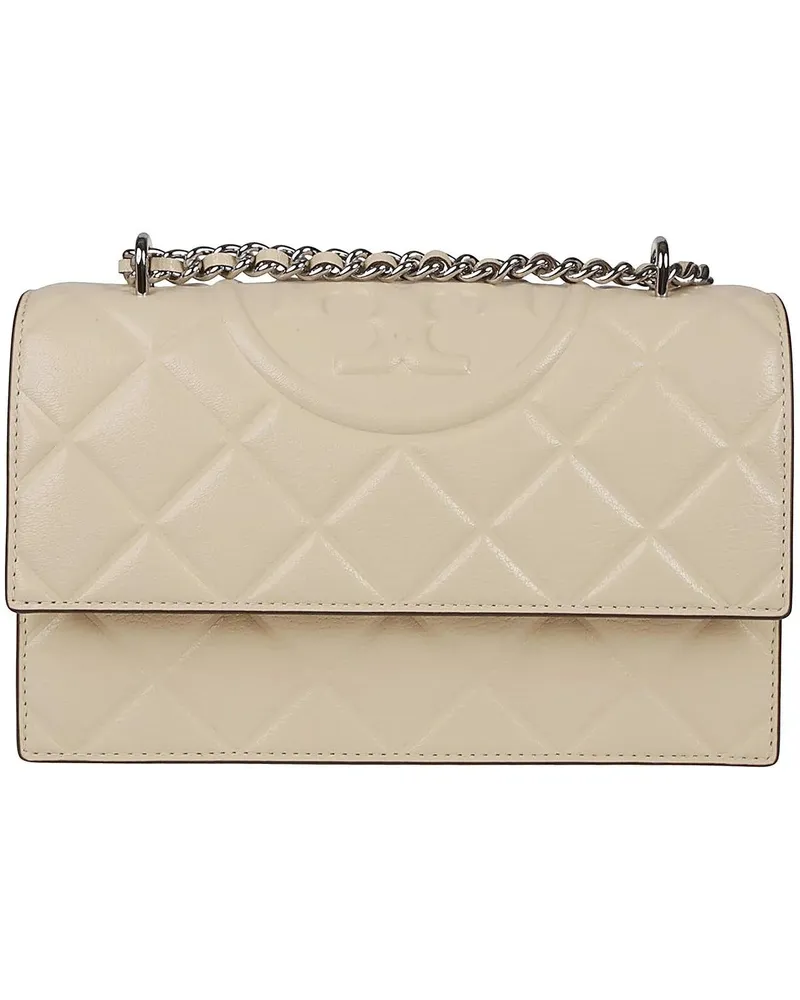 Tory Burch Crossbody Bags Small Fleming Convertible Shoulder Bag Nude & Neut beige Beige