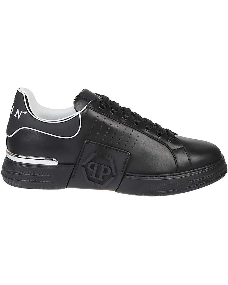 Philipp Plein Low-Top Sneaker Hexagon Low Top Sneakers Black schwarz Schwarz